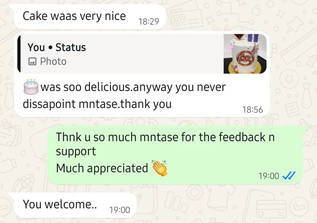 Customer feedback screenshot 4