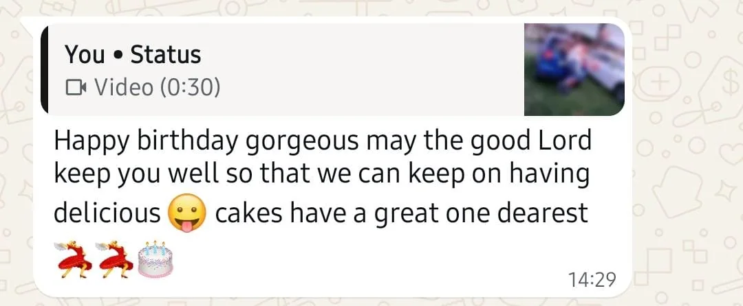 Customer feedback screenshot 9