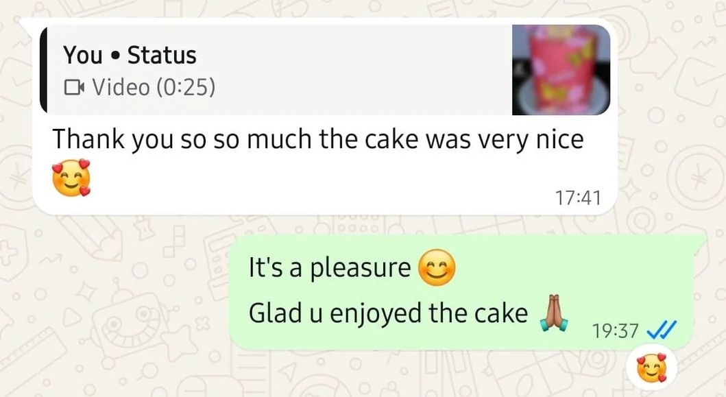 Customer feedback screenshot 10